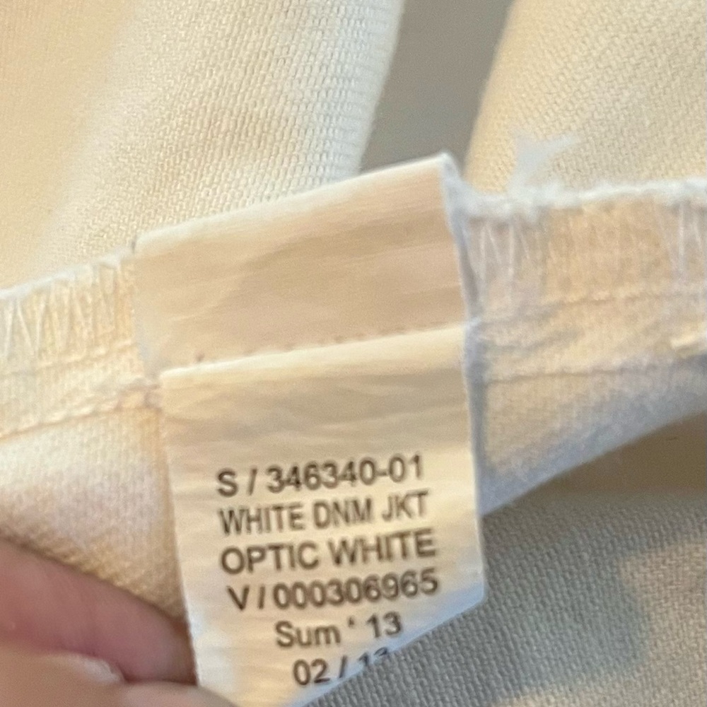 GAP White Women's Denim Jacket - Picture 7 of 10